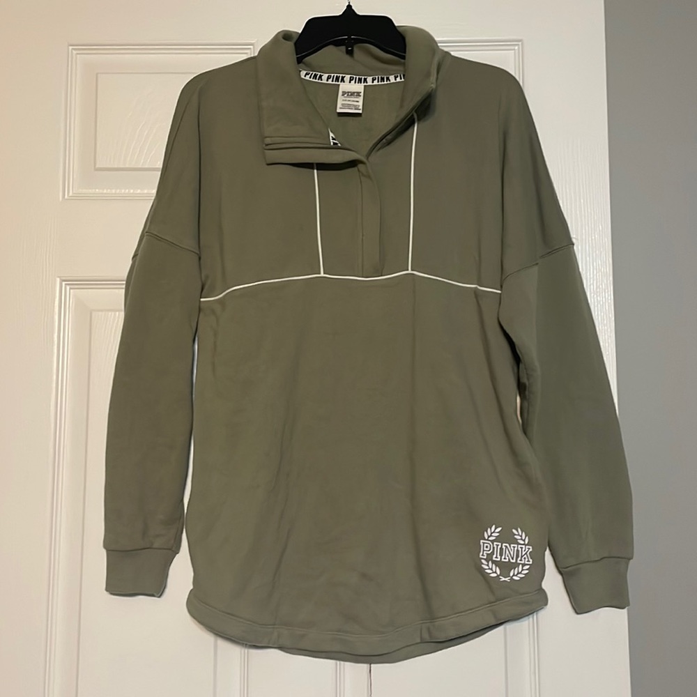 Victoria’s Secret pink half zip pull over